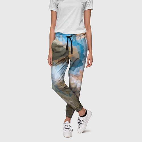 Женские брюки Spirit pattern / 3D-принт – фото 3