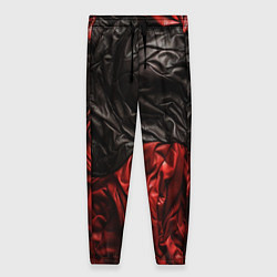 Женские брюки Black red texture
