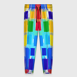 Брюки женские Colorful strips - pop art - vogue, цвет: 3D-принт