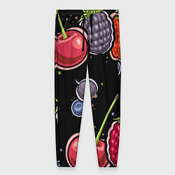Женские брюки Плоды и ягоды