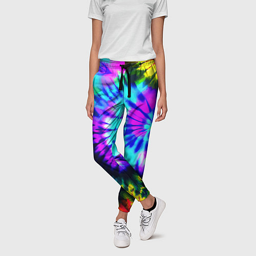 Женские брюки Abstraction colorful composition / 3D-принт – фото 3