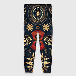 Женские брюки Узор в славянском стиле