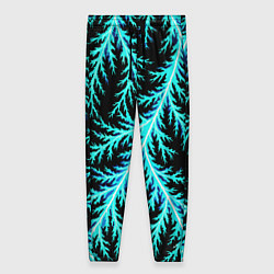 Брюки женские Разряды электричества Tie Dye, цвет: 3D-принт