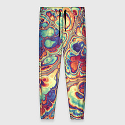 Женские брюки Абстрактный разноцветный паттерн