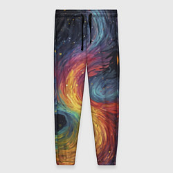 Женские брюки Звездный вихрь абстрактная живопись
