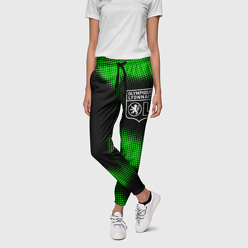 Женские брюки Lyon sport halftone / 3D-принт – фото 3