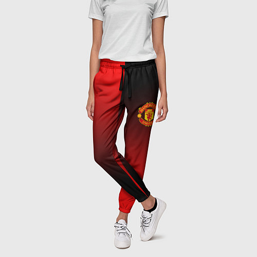 Женские брюки Манчестер Юнайтед градиент спорт / 3D-принт – фото 3
