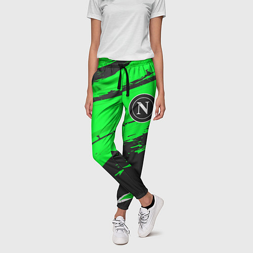 Женские брюки Napoli sport green / 3D-принт – фото 3