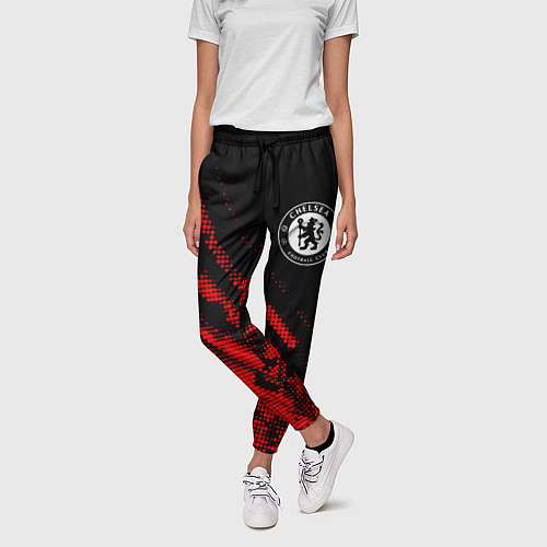 Женские брюки Chelsea sport grunge / 3D-принт – фото 3