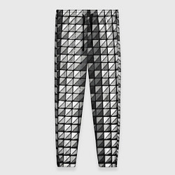 Женские брюки Чёрно-белые квадраты