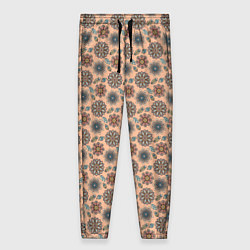 Женские брюки Цветочный узор в стиле бохо