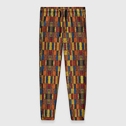 Женские брюки Африканский геометрический узор-паттерн