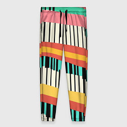 Брюки женские Пиянино, цвет: 3D-принт
