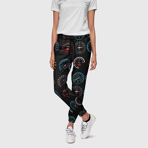Женские брюки Цветные спидометры / 3D-принт – фото 3