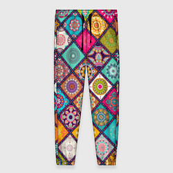 Брюки женские Этника стайл, цвет: 3D-принт