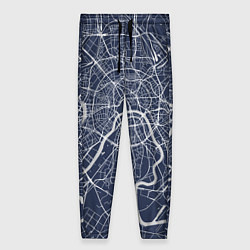 Брюки женские Карта Москвы - столица России, цвет: 3D-принт