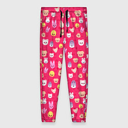 Брюки женские Skzoo pattern pink, цвет: 3D-принт