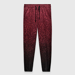 Брюки женские Амарантовый градиент крошка, цвет: 3D-принт