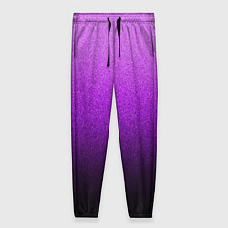 Женские брюки Магический градиент крошка чёрно-фиолетовый