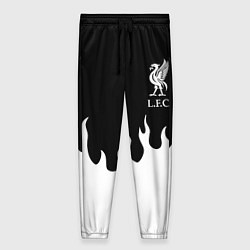 Брюки женские Liverpool белый огонь, цвет: 3D-принт