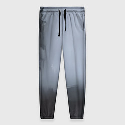 Брюки женские Абстракция с серым и черным, цвет: 3D-принт