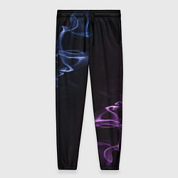 Брюки женские Color black blue pink, цвет: 3D-принт