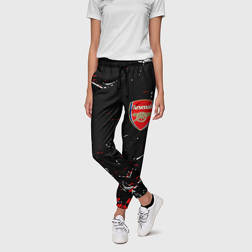 Женские брюки Арсенал штрихи красок / 3D-принт – фото 3