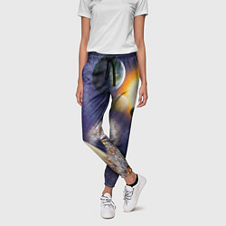 Брюки женские Парад планет, цвет: 3D-принт — фото 2