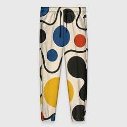 Брюки женские Пятна, цвет: 3D-принт