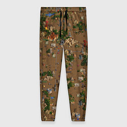 Брюки женские Земли Некрополиса - Герои 3, цвет: 3D-принт