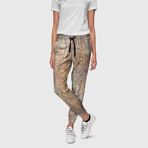 Женские брюки Стимпанк элементы / 3D-принт – фото 3