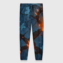 Брюки женские Разлом камуфляжный плит, цвет: 3D-принт