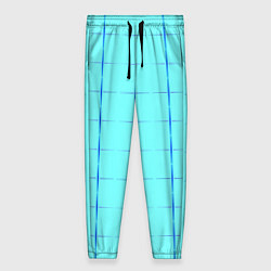 Брюки женские Сolor blue line, цвет: 3D-принт