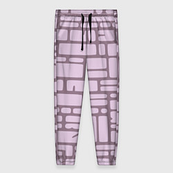 Брюки женские Кирпичная кладка, цвет: 3D-принт