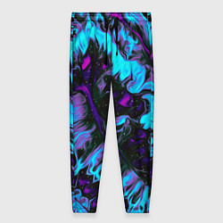Брюки женские Пламя, цвет: 3D-принт