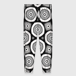 Брюки женские Пятиугольные кольца, цвет: 3D-принт