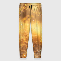 Брюки женские Золотые лучи солнца на рассвете, цвет: 3D-принт