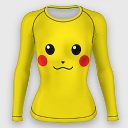 Рашгард женский Happy Pikachu, цвет: 3D-принт