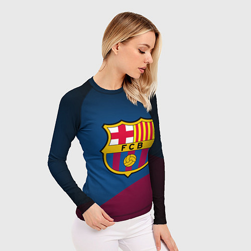 Женский рашгард FCB Barcelona / 3D-принт – фото 3