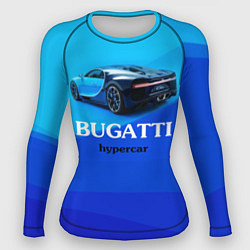 Рашгард женский Bugatti hypercar, цвет: 3D-принт