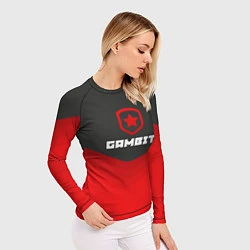 Рашгард женский Gambit Gaming Uniform, цвет: 3D-принт — фото 2