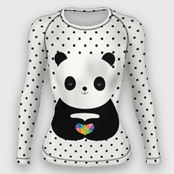 Рашгард женский Любовь панды, цвет: 3D-принт