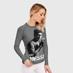 Рашгард женский Leo Messi, цвет: 3D-принт — фото 2