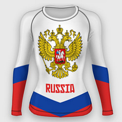 Рашгард женский Russia Hockey Team, цвет: 3D-принт