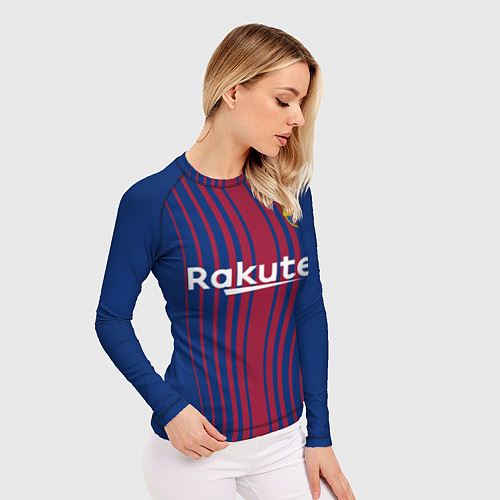 Женский рашгард FCB Barcelona: Rakuten / 3D-принт – фото 3