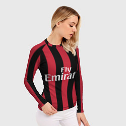 Рашгард женский Milan FC: Form 2018, цвет: 3D-принт — фото 2