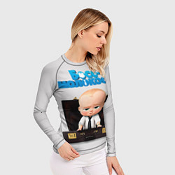 Рашгард женский Босс-молокосос, цвет: 3D-принт — фото 2