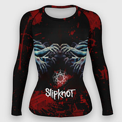 Рашгард женский Slipknot руки зомби, цвет: 3D-принт