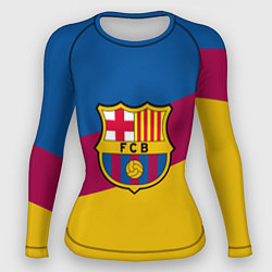 Рашгард женский FC Barcelona 2018 Colors, цвет: 3D-принт