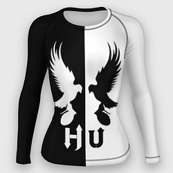 Женский рашгард HU: Black & White